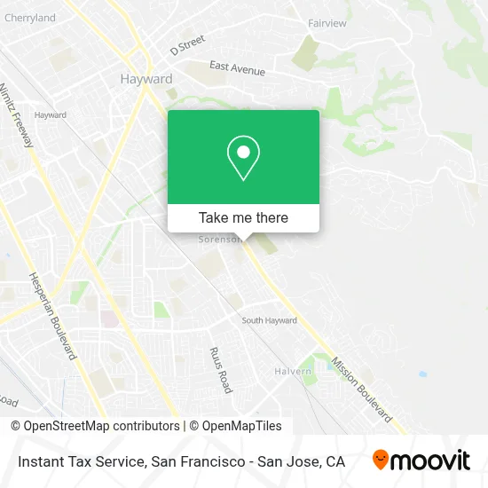Instant Tax Service map