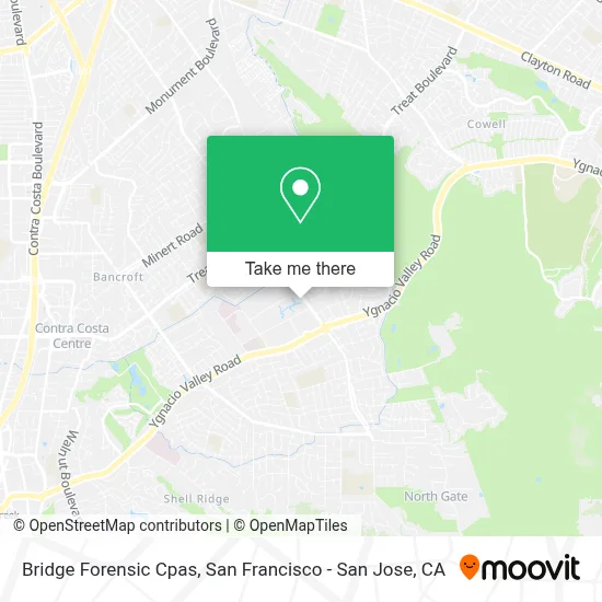 Bridge Forensic Cpas map