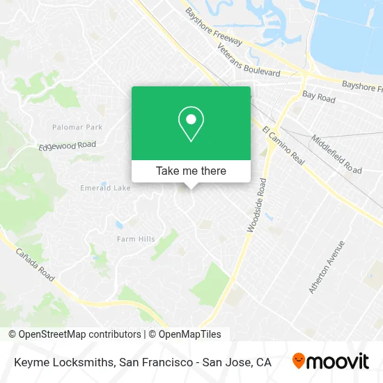 Keyme Locksmiths map