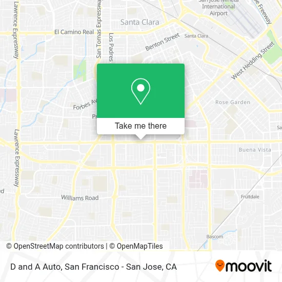 D and A Auto map
