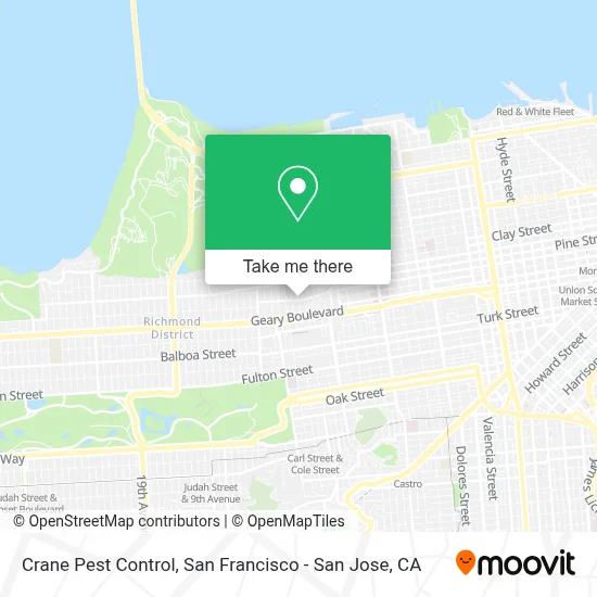 Crane Pest Control map