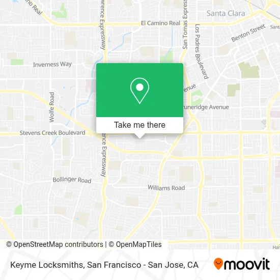 Keyme Locksmiths map