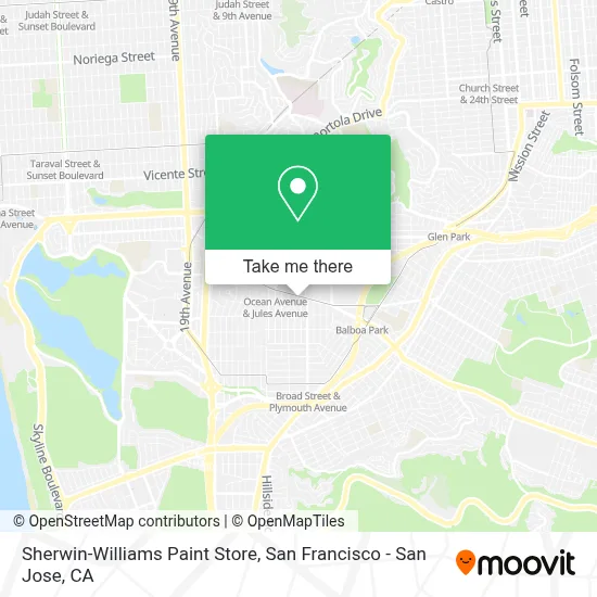 Sherwin-Williams Paint Store map