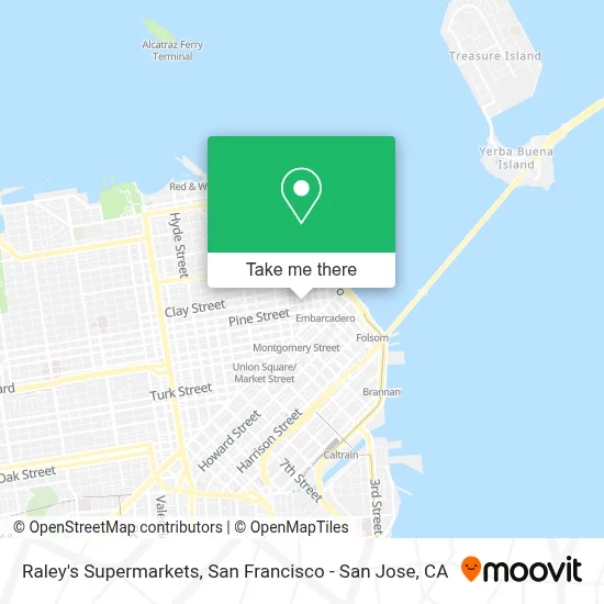 Raley's Supermarkets map
