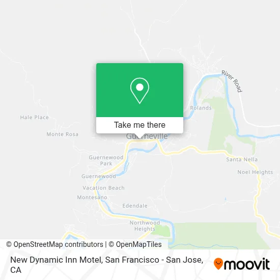 New Dynamic Inn Motel map