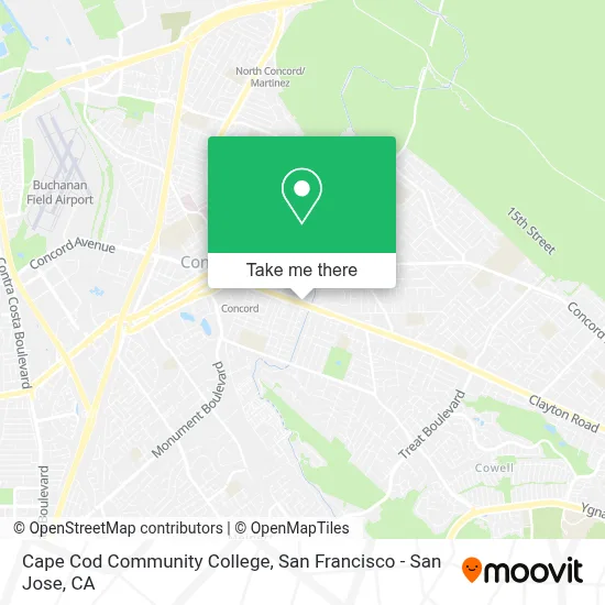 Cape Cod Community College map