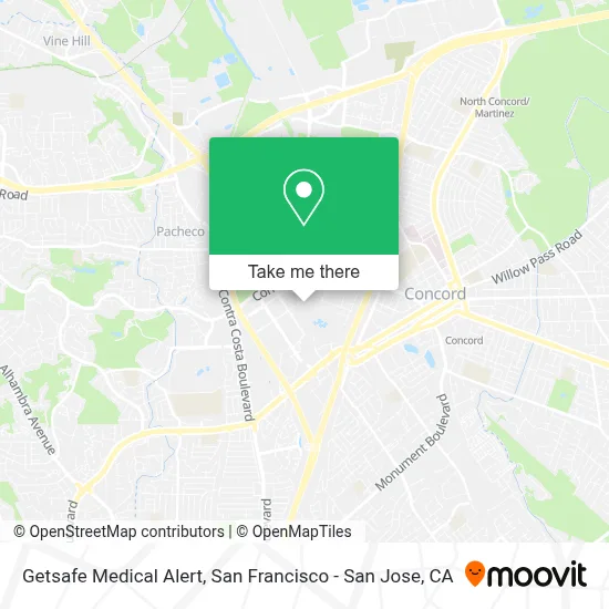 Getsafe Medical Alert map