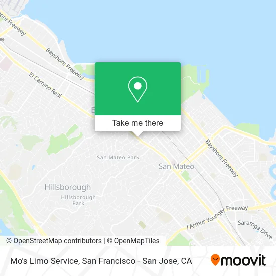 Mo's Limo Service map