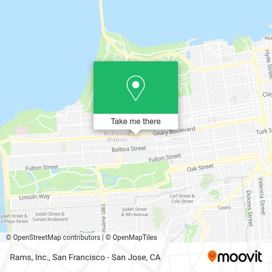 Rams, Inc. map