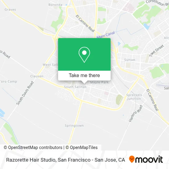 Razorette Hair Studio map
