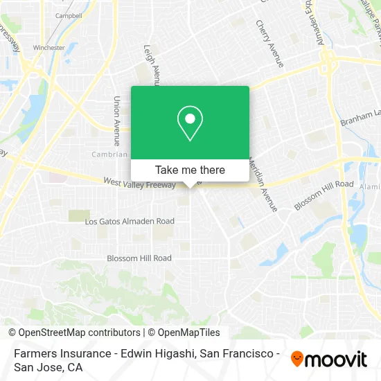 Farmers Insurance - Edwin Higashi map