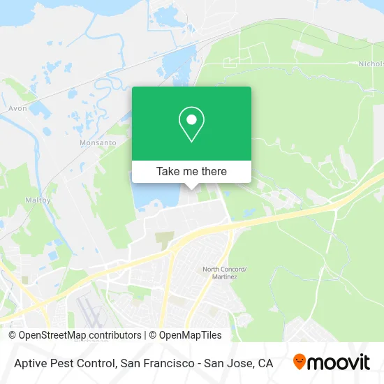 Aptive Pest Control map