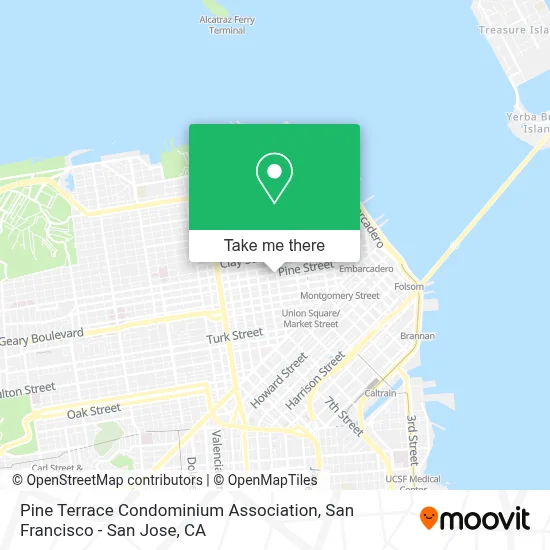 Pine Terrace Condominium Association map