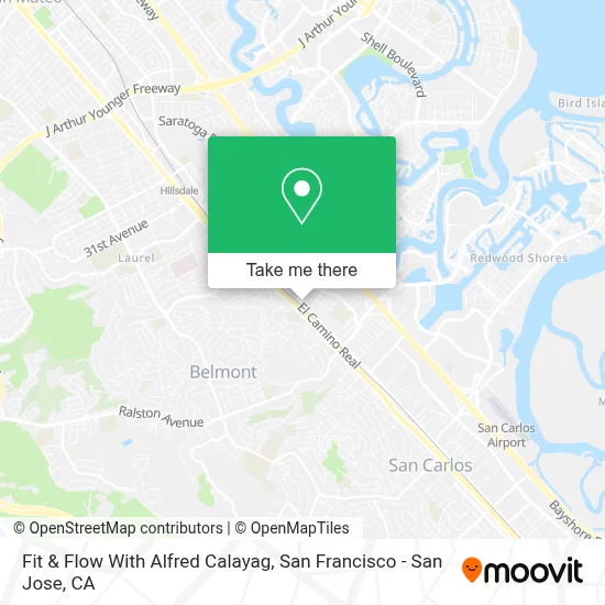 Fit & Flow With Alfred Calayag map