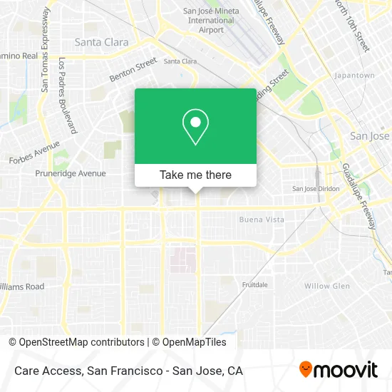 Care Access map