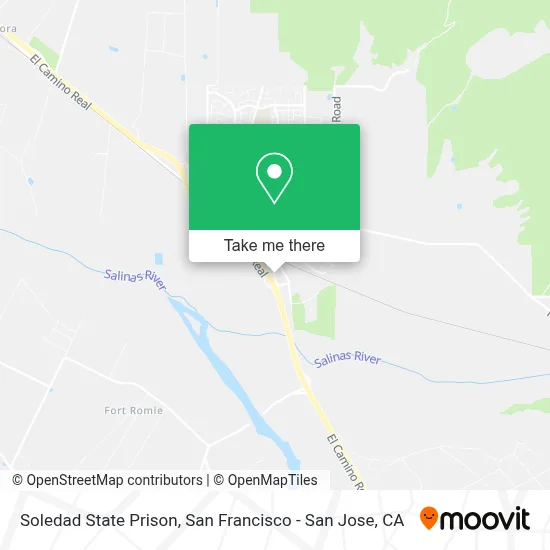 Soledad State Prison map