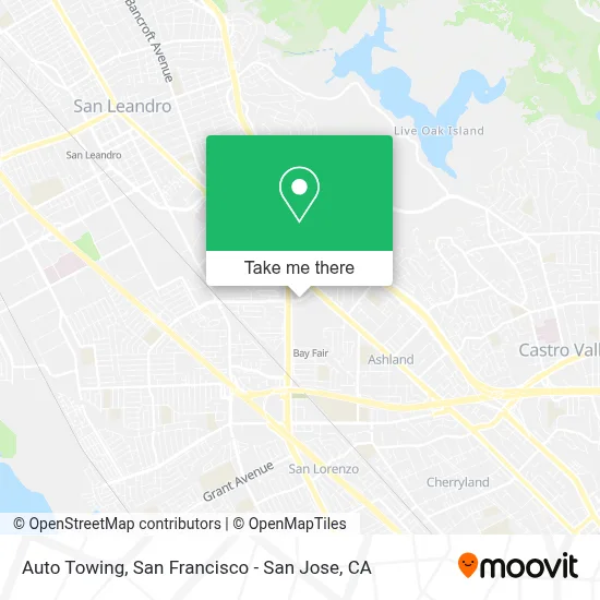 Auto Towing map