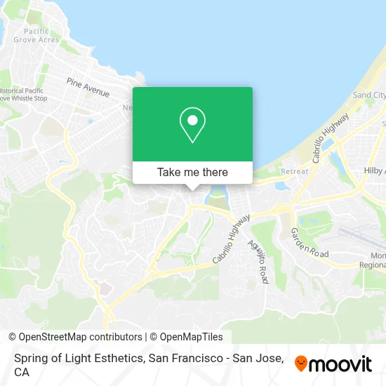 Spring of Light Esthetics map
