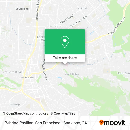 Behring Pavilion map