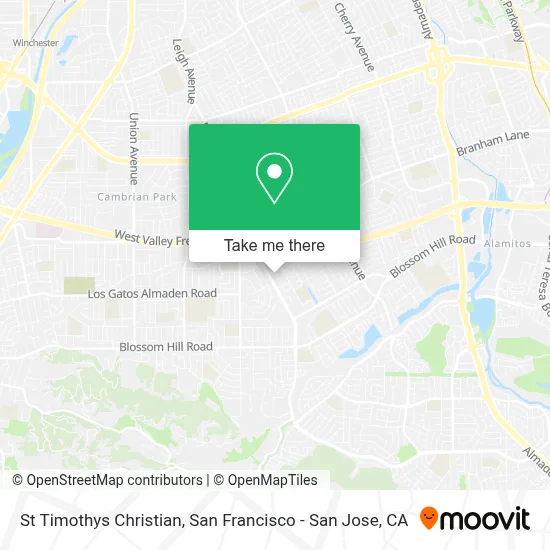 St Timothys Christian map