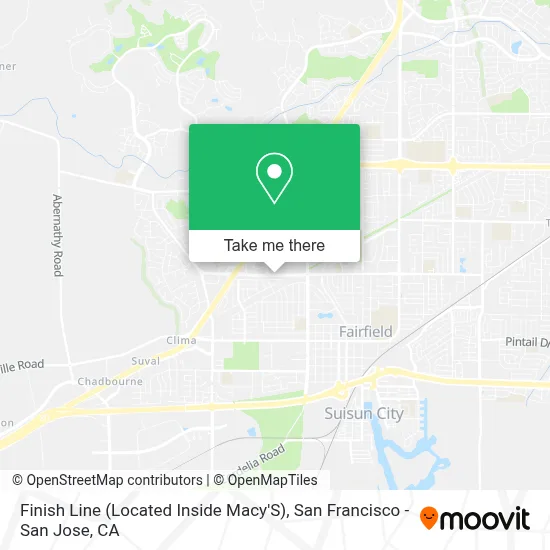 Finish Line (Located Inside Macy'S) map