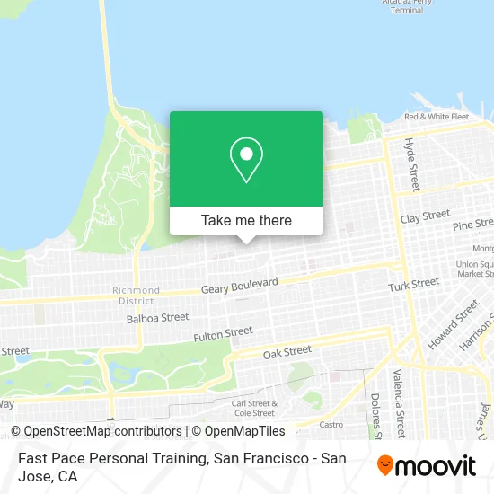 Fast Pace Personal Training map
