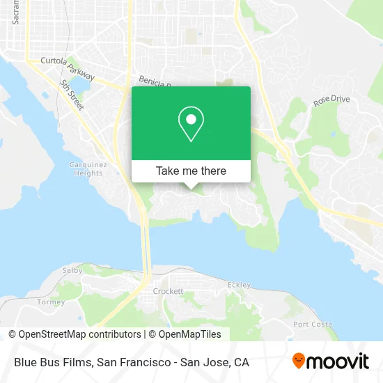 Blue Bus Films map