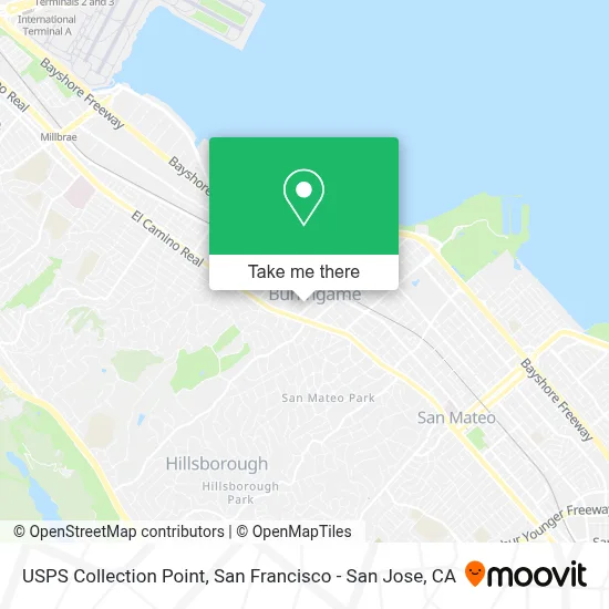 USPS Collection Point map