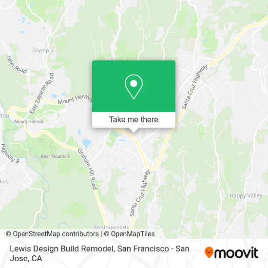 Lewis Design Build Remodel map