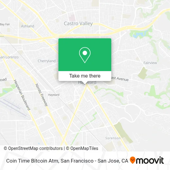 Coin Time Bitcoin Atm map