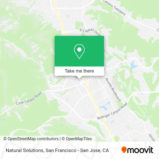 Natural Solutions map