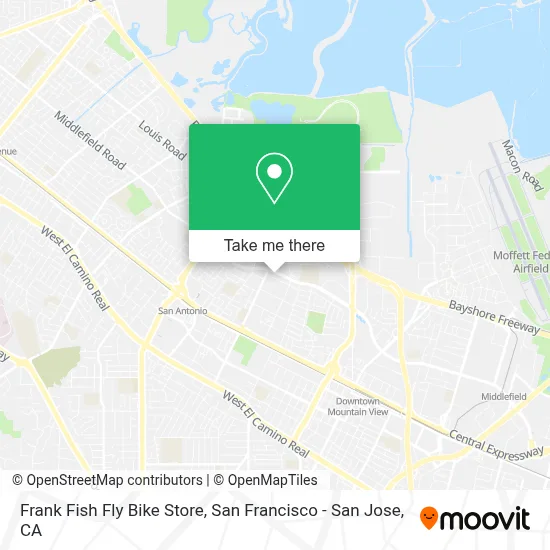 Frank Fish Fly Bike Store map