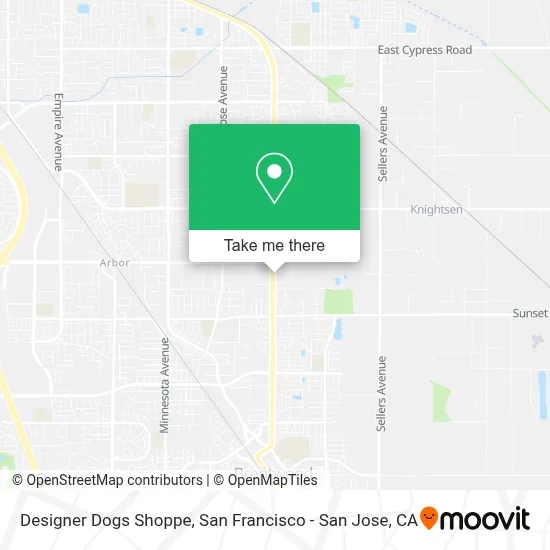 Designer Dogs Shoppe map