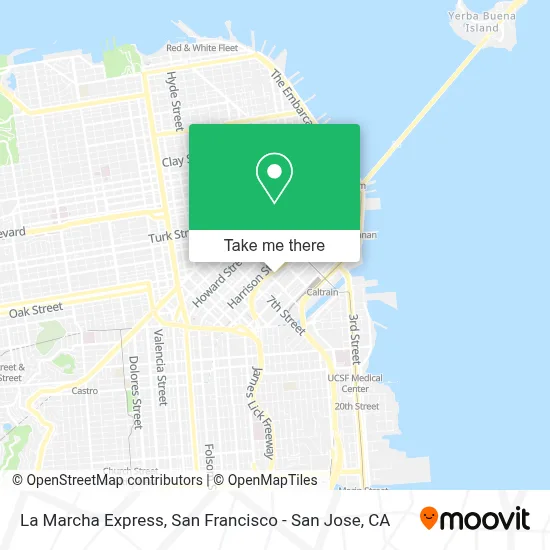 La Marcha Express map