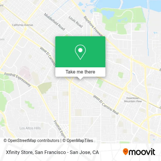 Xfinity Store map