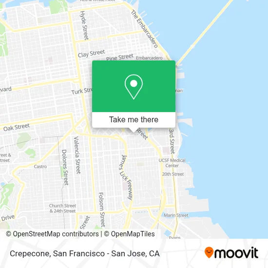 Crepecone map