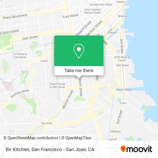 Bir Kitchen map