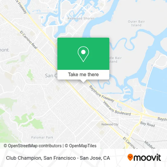 Club Champion map