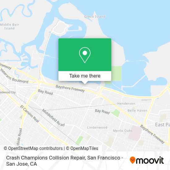 Crash Champions Collision Repair map