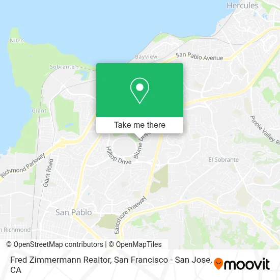 Fred Zimmermann Realtor map