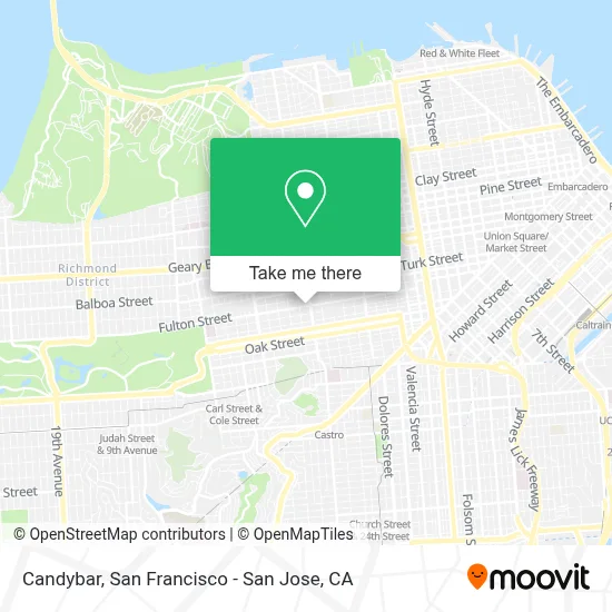 Candybar map