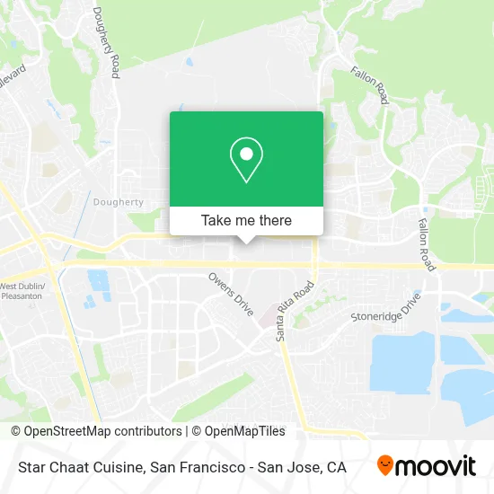 Star Chaat Cuisine map