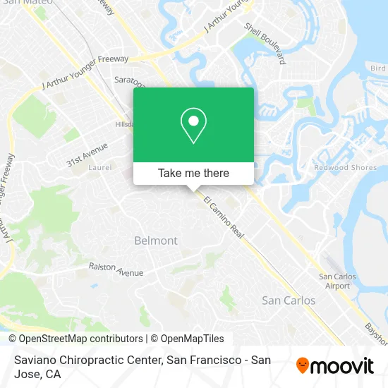 Saviano Chiropractic Center map