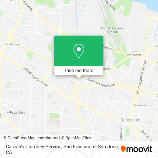 Carson's Chimney Service map
