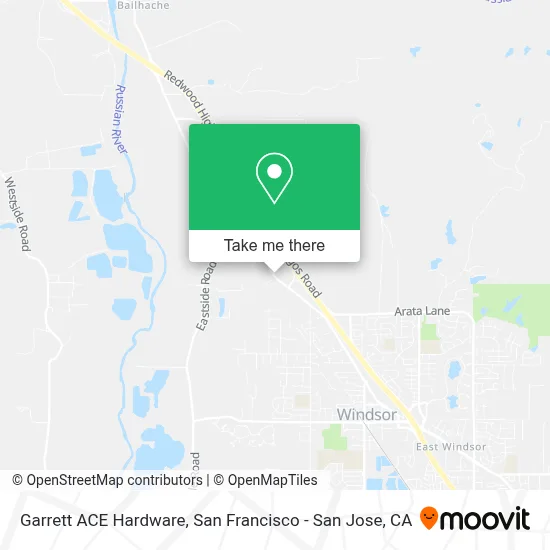 Garrett ACE Hardware map