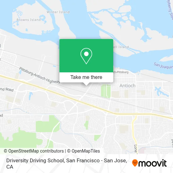 Driversity Driving School map