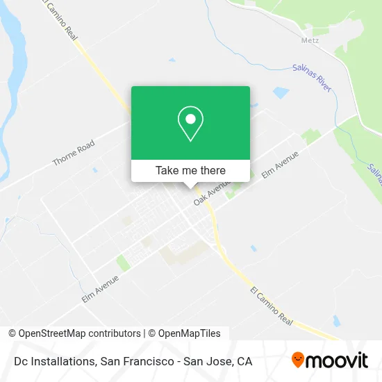 Dc Installations map