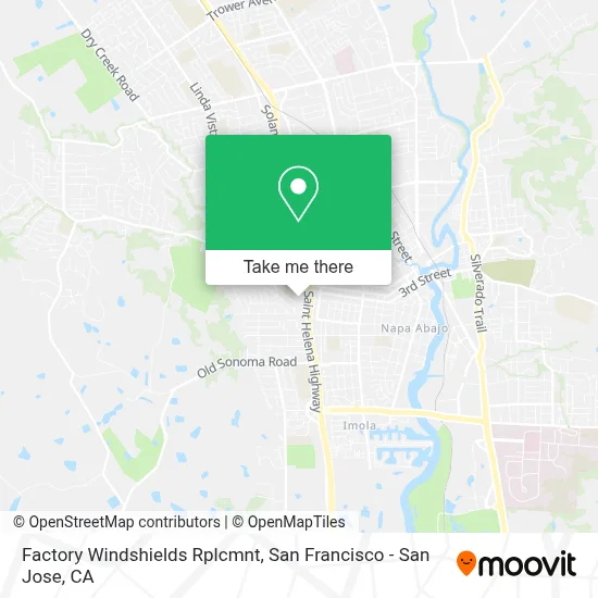 Factory Windshields Rplcmnt map