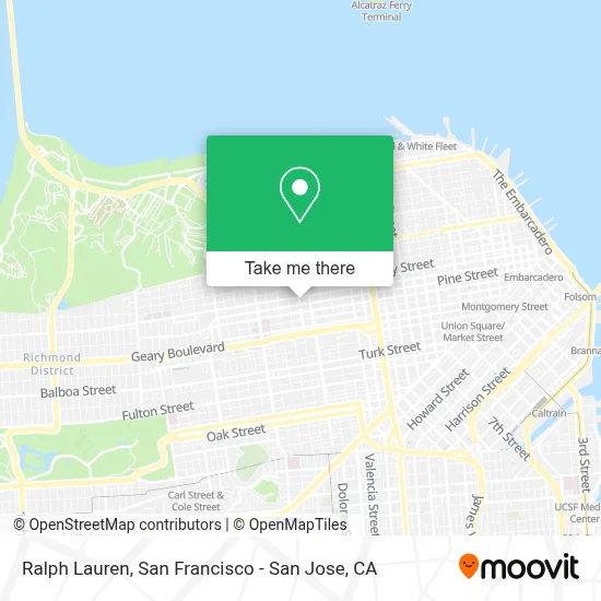 Ralph Lauren map