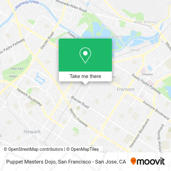 Puppet Masters Dojo map